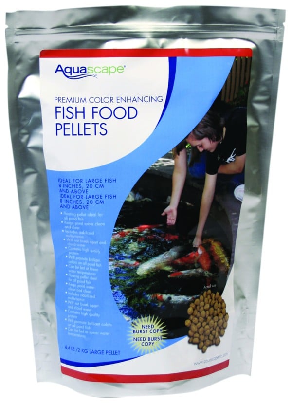 Premium Color Enhancing Fish Food Pellets