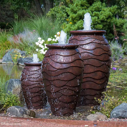 Aquascape Scalloped Urns Trio