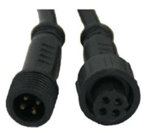 4 PIN - RGB Male to Female Cable - 3M - 22 AWG