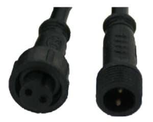 2 PIN 22AWG - Male to Female Cable - 3M