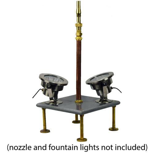 ProEco Fountain Nozzle Base with Optional Extension