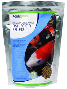 Aquascape Premium Cold Water Fish Food Pellets - Large Pellets - (1) 20 kg Bag