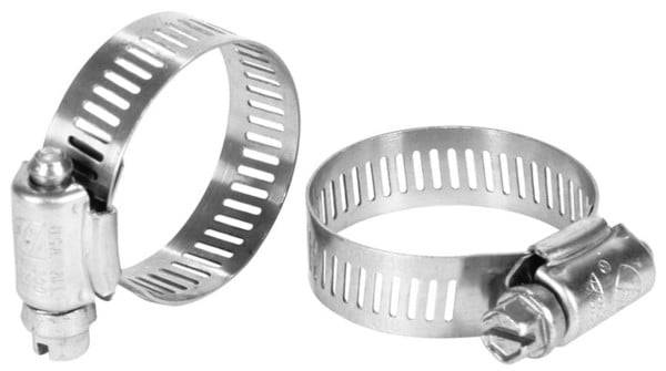 Stainless Steel Hose Clamps - Small - Set of 2