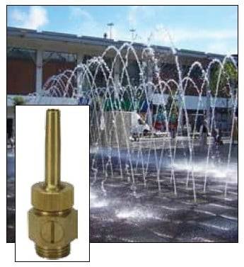 ProEco Products 2" Comet Fountain Nozzle, Male Thread